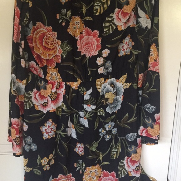 LOFT floral shift dress - Picture 3 of 3